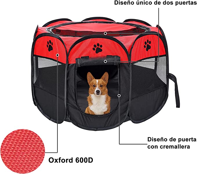 JAULA PLEGABLE CORRAL DE MASCOTAS