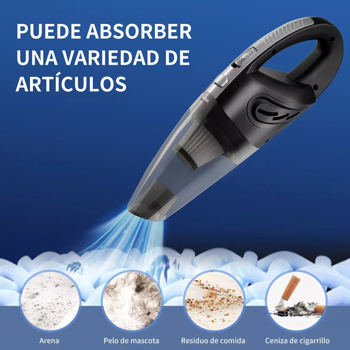Aspiradora Portátil Inalámbrico Para Hogar Y Automóvil