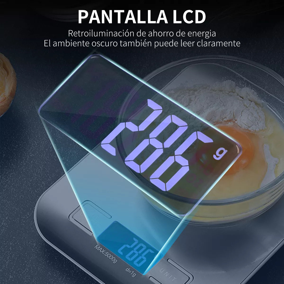Bascula Balanza Gramera Digital Para Cocina Alta Precisión 10kg/1g