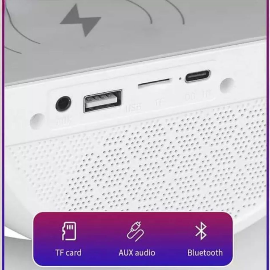 BOCINA bluetooth CARGADOR INALAMBRICO