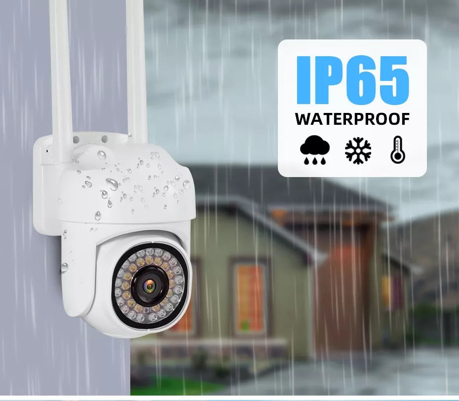 Cámara Seguridad Wifi Exterior Hd 1080p Vigilancia Alarmas