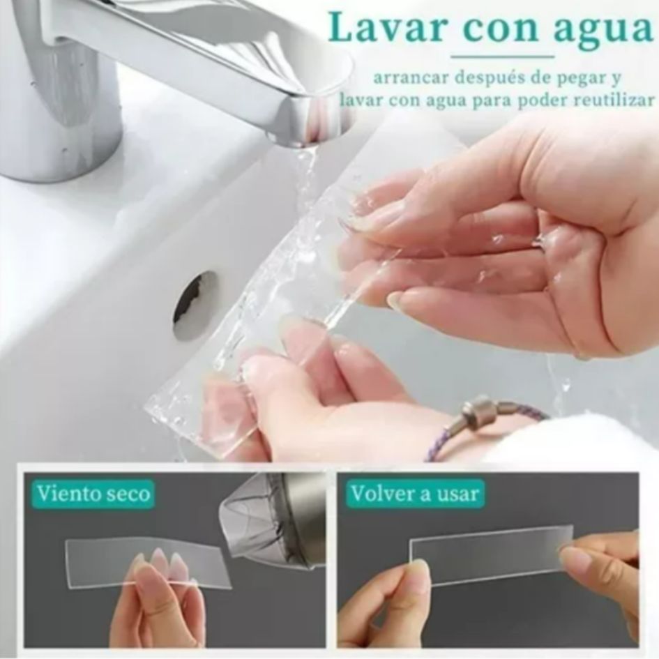 CINTA ADHESIVA DOBLE 3 METROS MAGICA