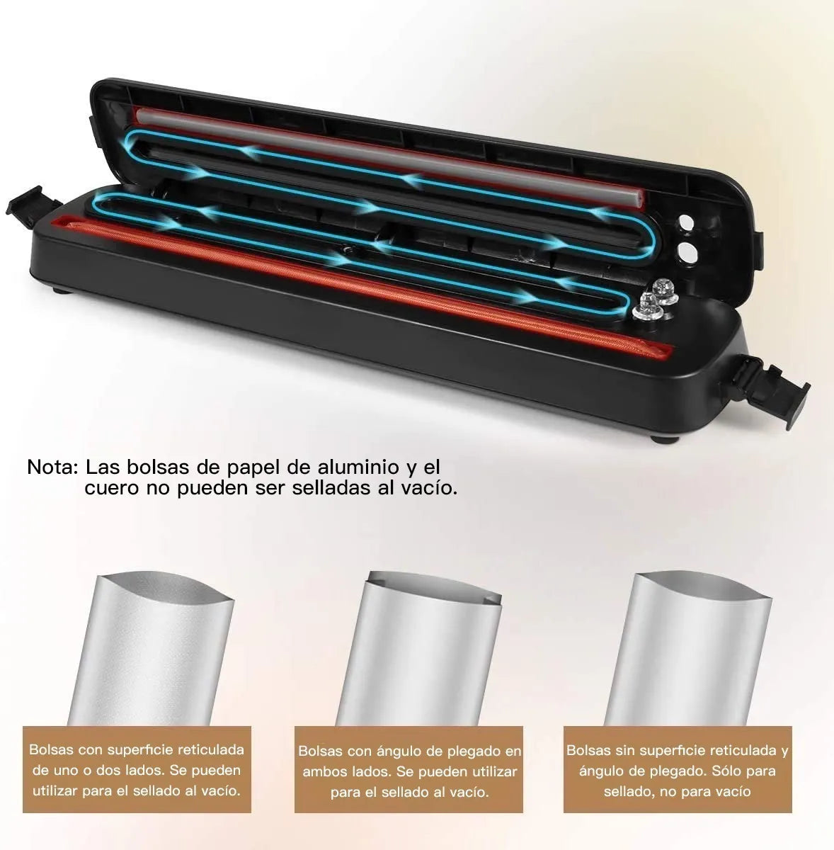 Selladora Al Vacío Automática + bolsas