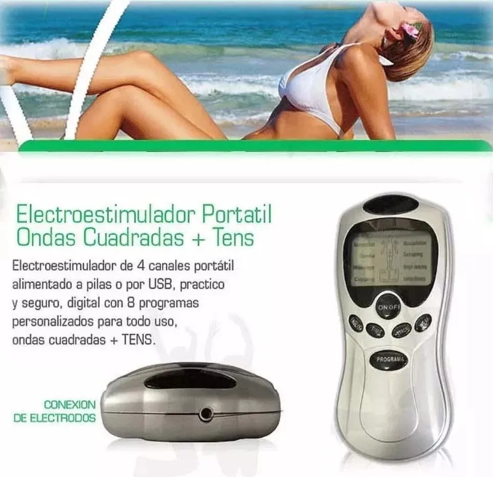 Electro estimulador Masajeador 4 TENS
