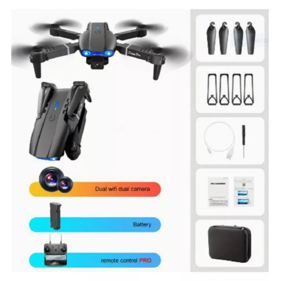 Dron Doble Camara ULTRA HD Dual Pro Max