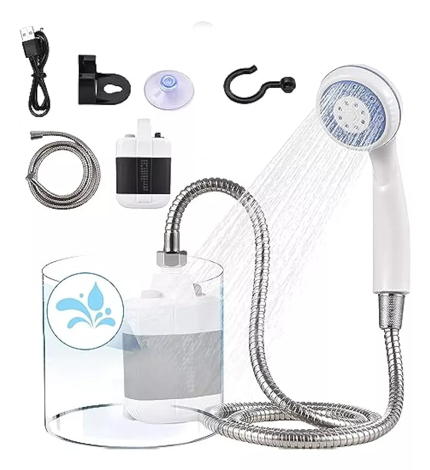 Regadera Portatil con BOMBA Ducha
