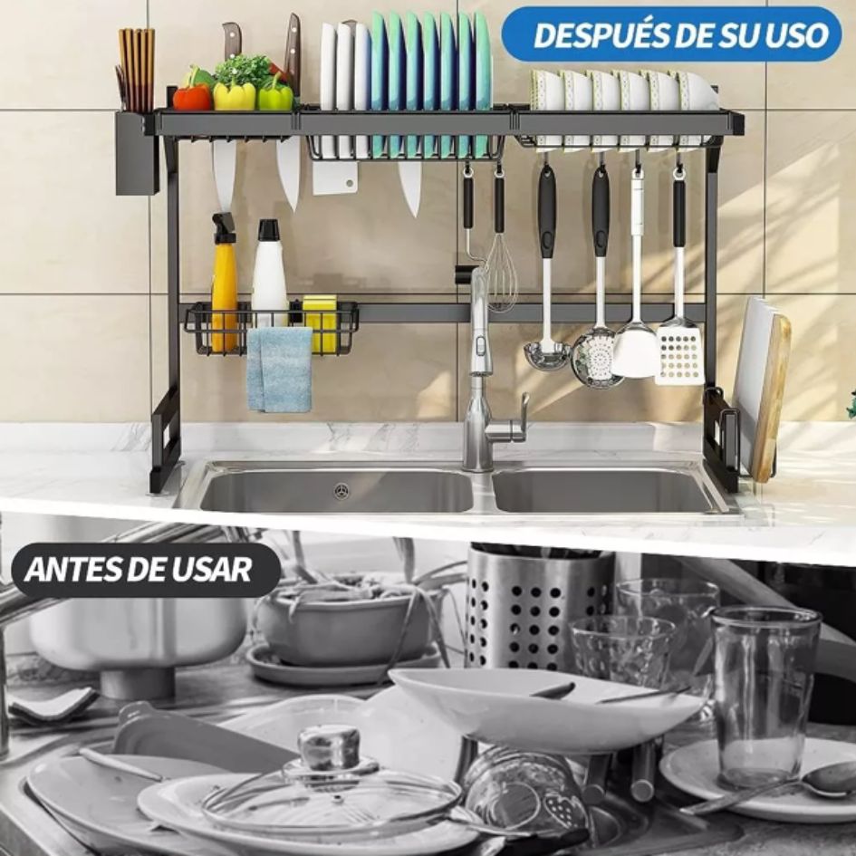 ESTANTE DE COCINA ESCURRIDOR 2 NIVELES