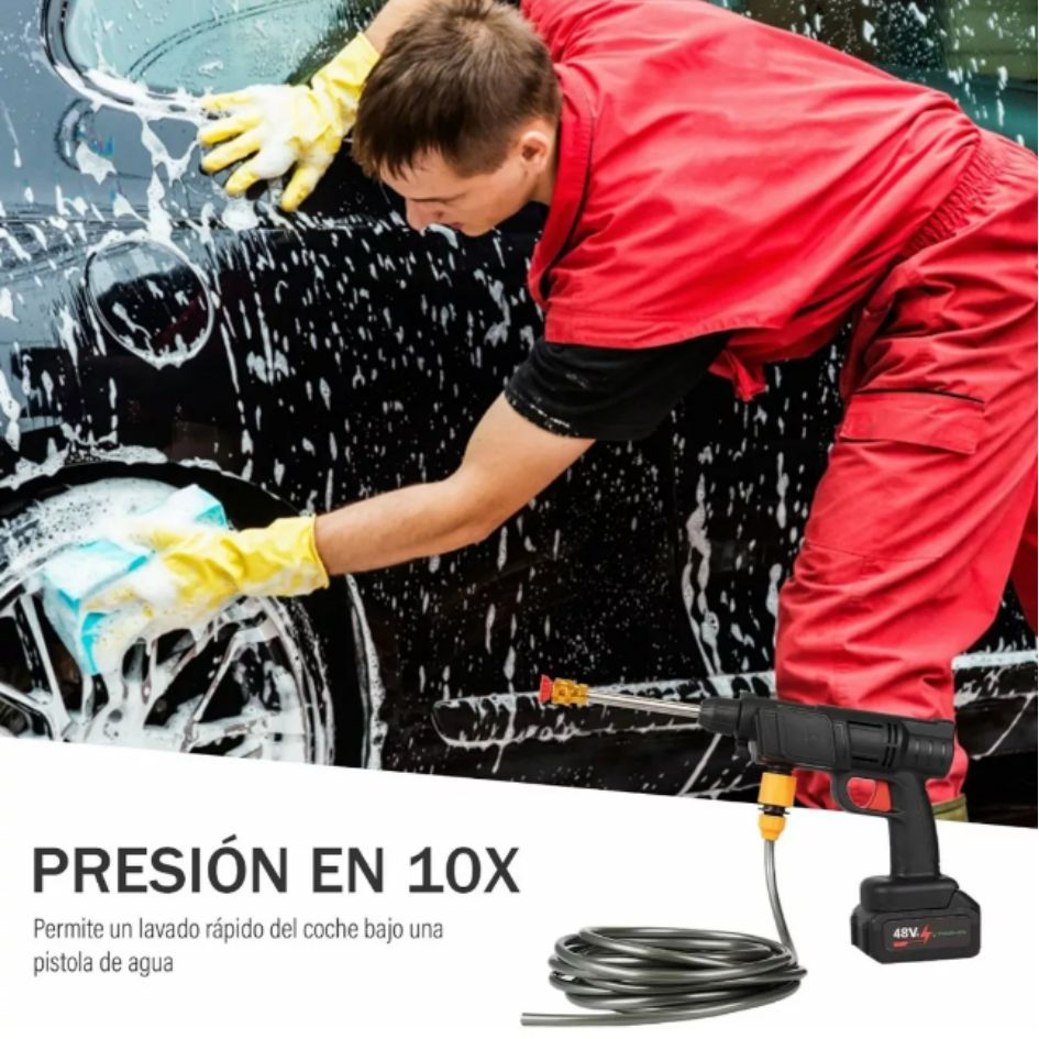 HIDROLAVADORA PORTATIL 2 BATERIAS 48V