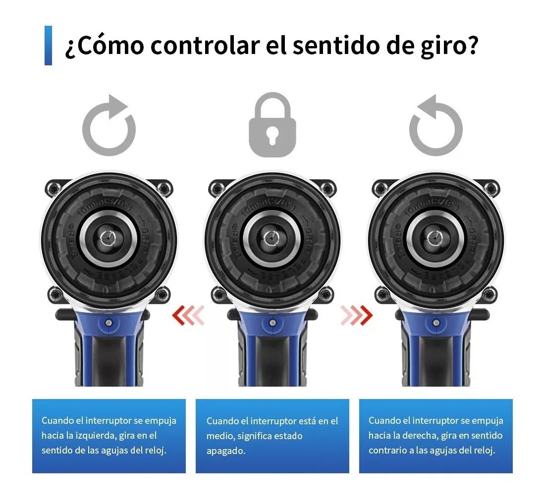 Taladro Inalámbrico V6 Juego De Llaves De Destornillador