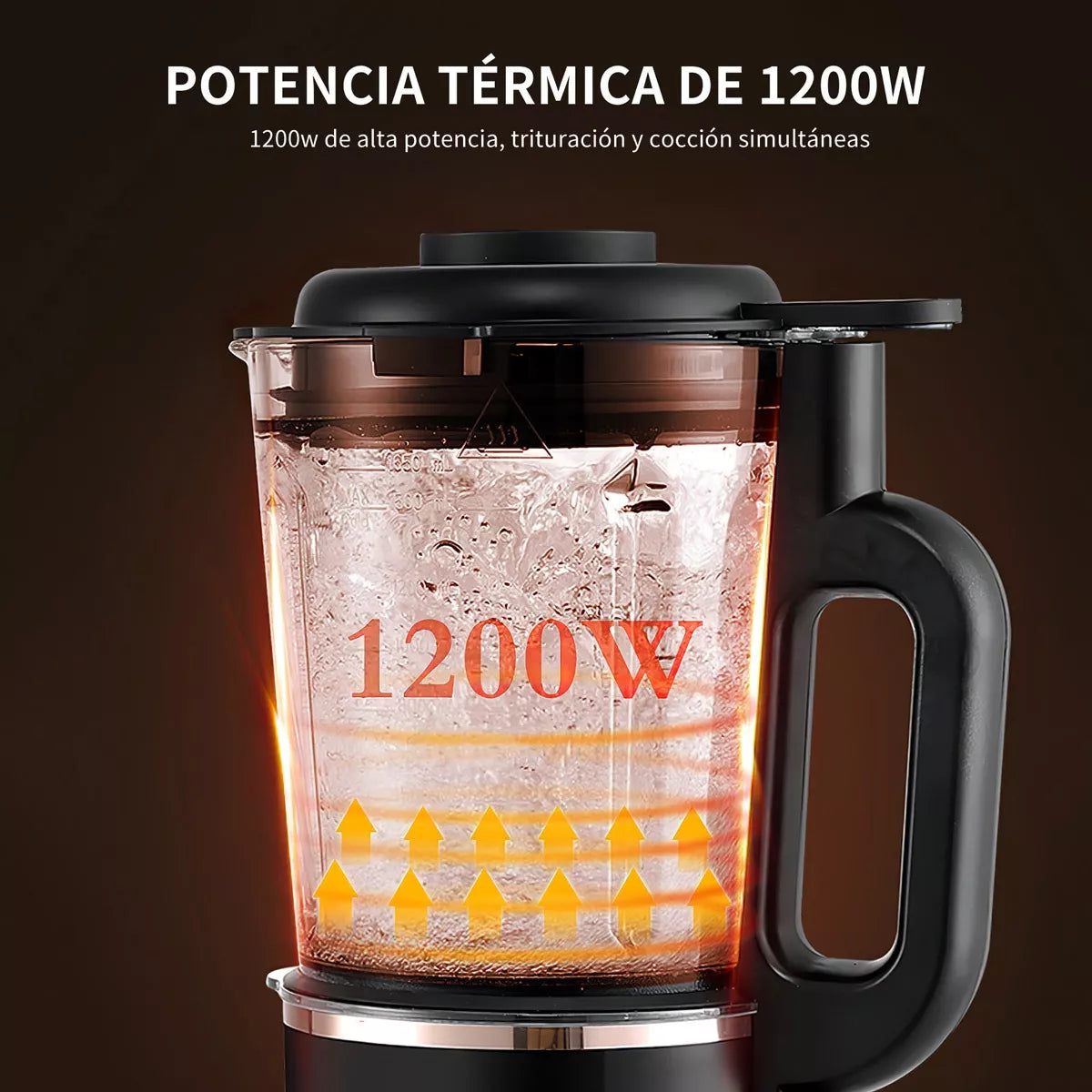 Licuadora Professional Blender Con Calefacción 1.6l Vaso