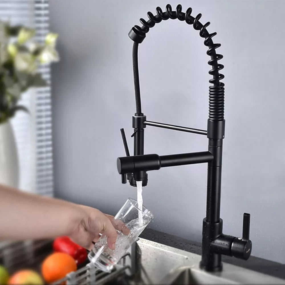 Llave Grifo Mezcladora Cocina Baño 2 modos Agua Giratoria