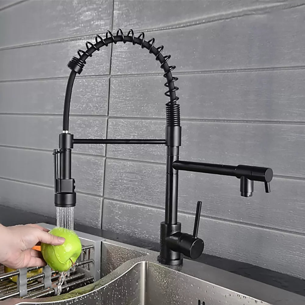 Llave Grifo Mezcladora Cocina Baño 2 modos Agua Giratoria