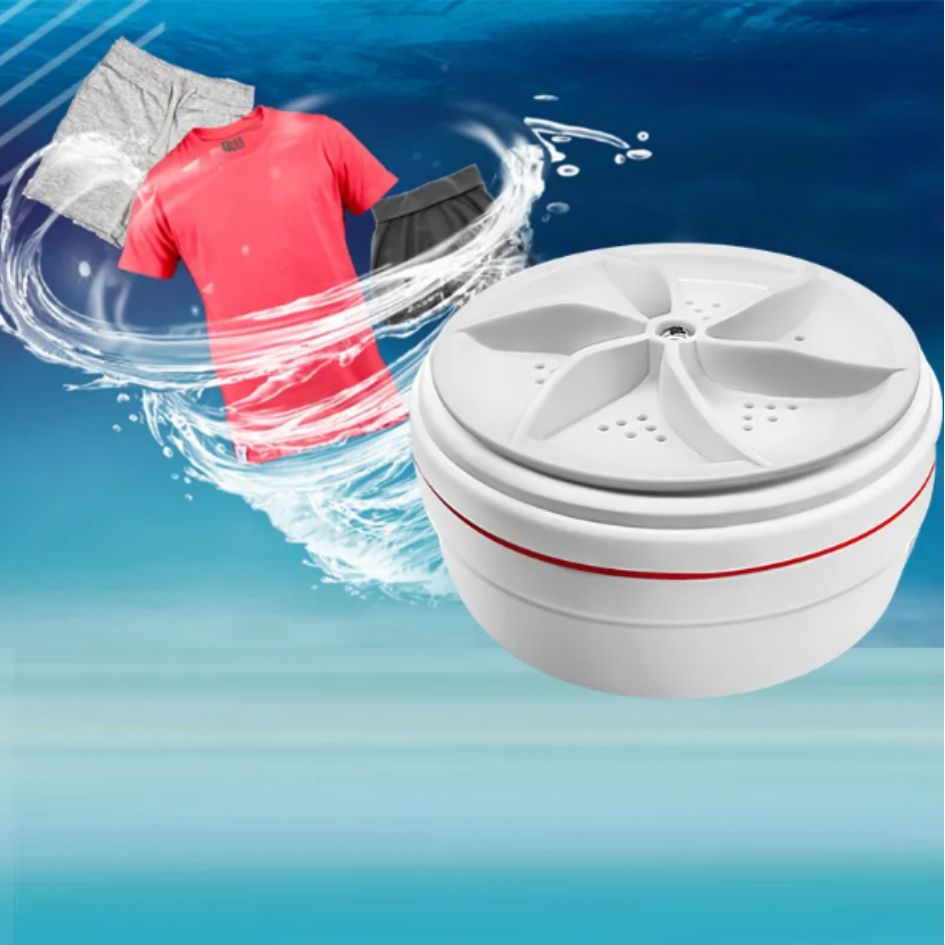 Mini Lavadora Portátil Usb Ropa Turbina