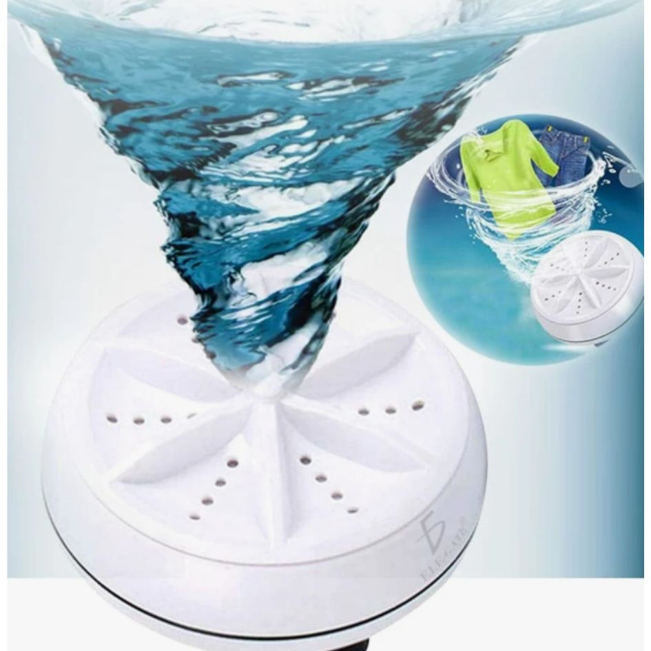 Mini Lavadora Portátil Usb Ropa Turbina