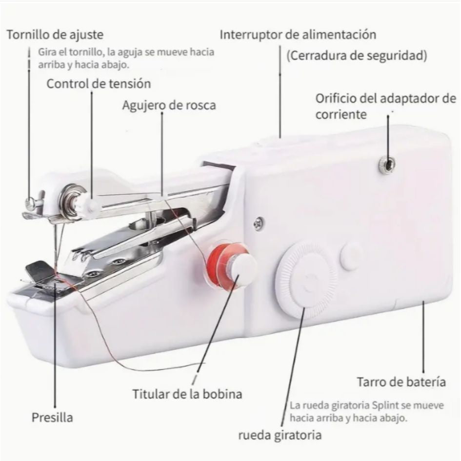 MAQUINA DE COSER PORTATIL