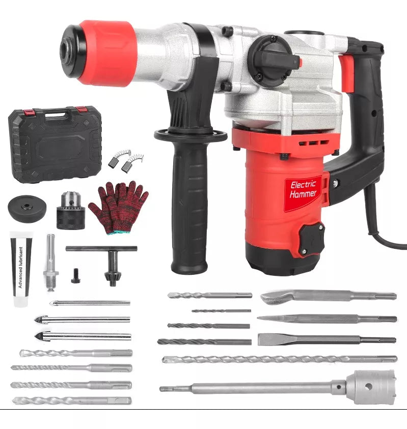 Rotomartillo Industrial Cincelador Perforador Sds 1900w