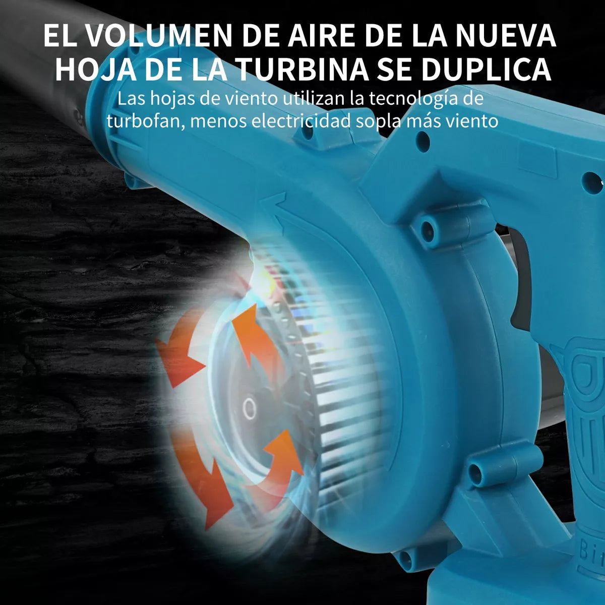 Soplador De Aire Eléctrica Batería Inalámbrica Aspiradora