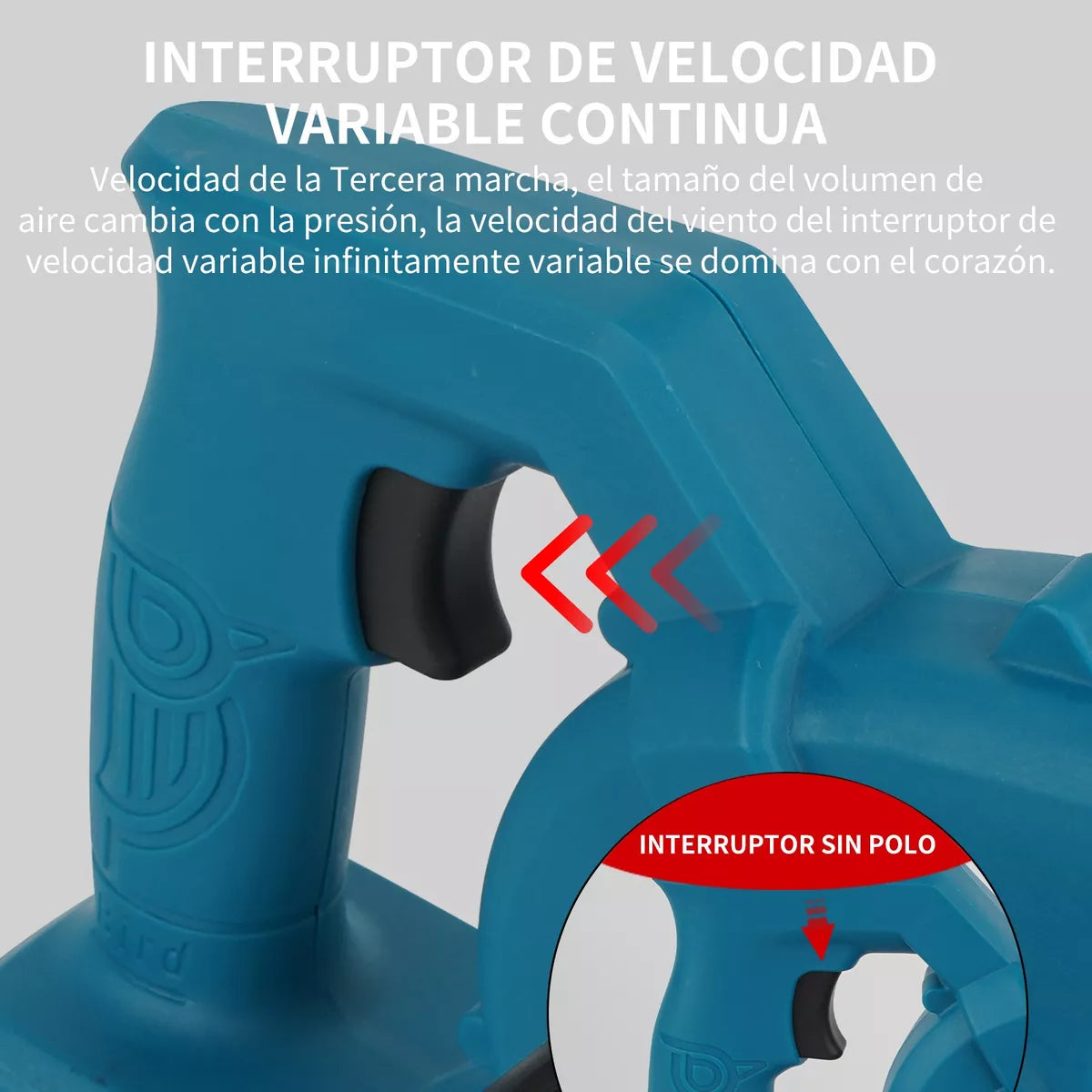 Soplador De Aire Eléctrica Batería Inalámbrica Aspiradora
