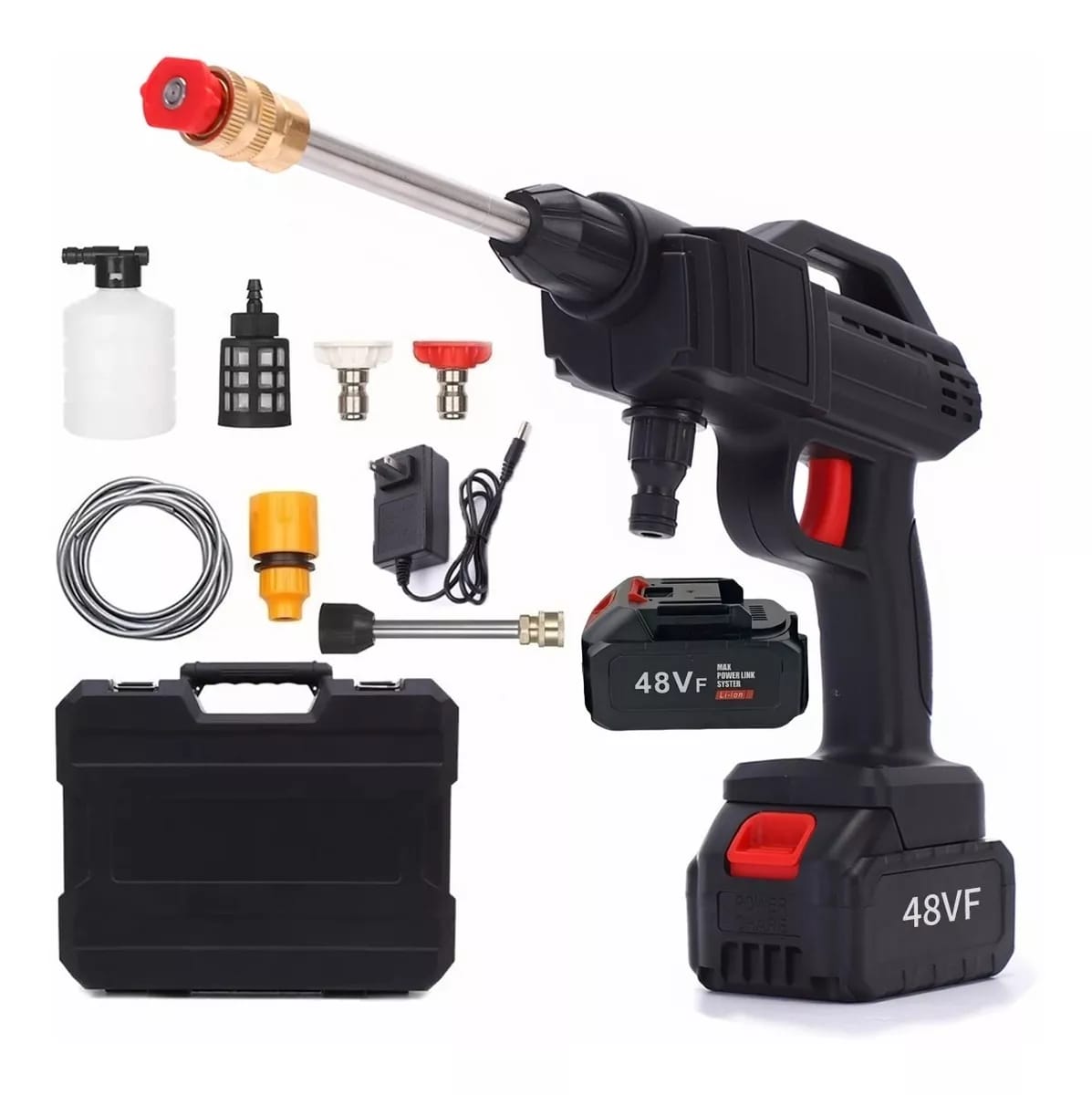 HIDROLAVADORA CON ESTUCHE 48V PORTATIL