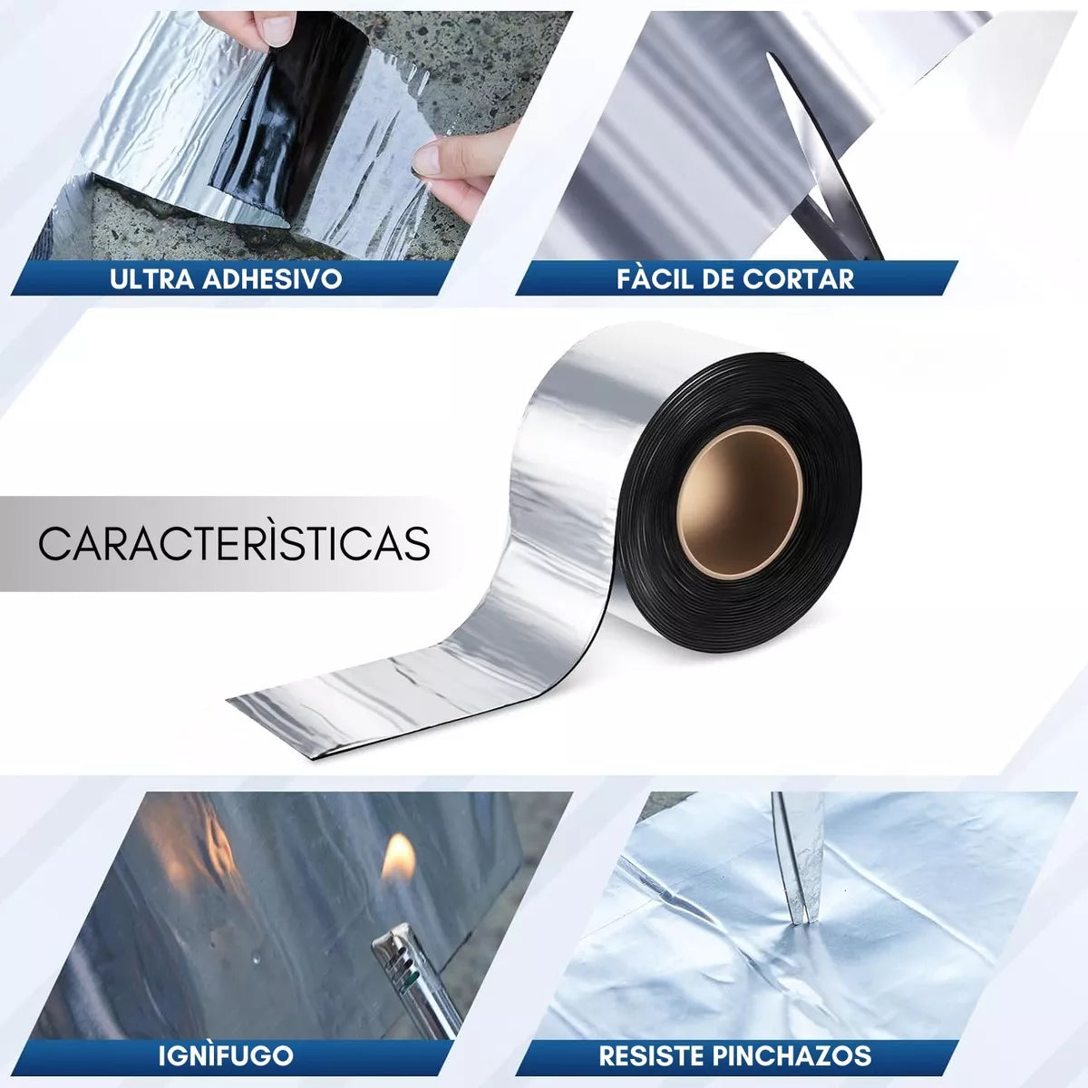 Cinta Sellador Adhesivo Impermeable 10m