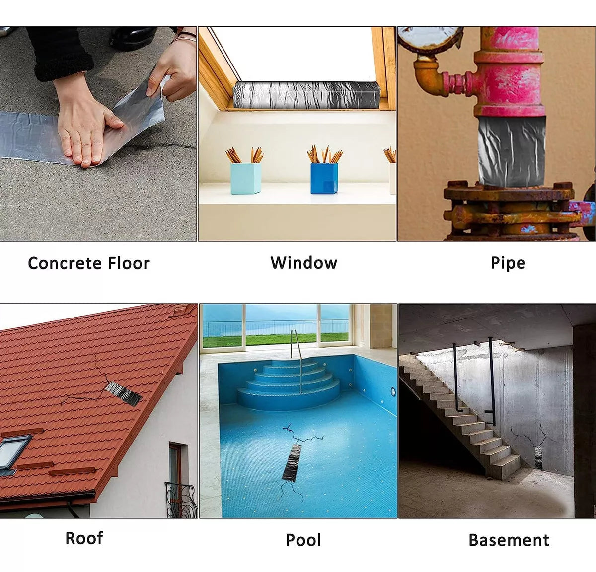 Cinta Sellador Adhesivo Impermeable 10m