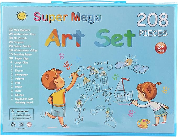 kit dibujo 210 pzas Juego de Pintura