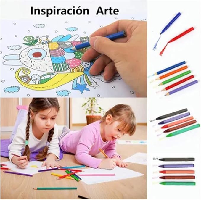 kit dibujo 210 pzas Juego de Pintura