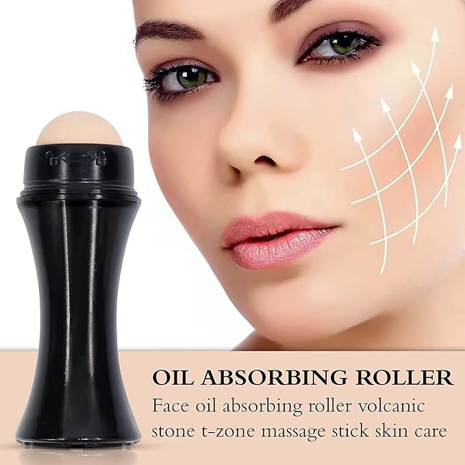 Rodillo facial absorbente de grasa