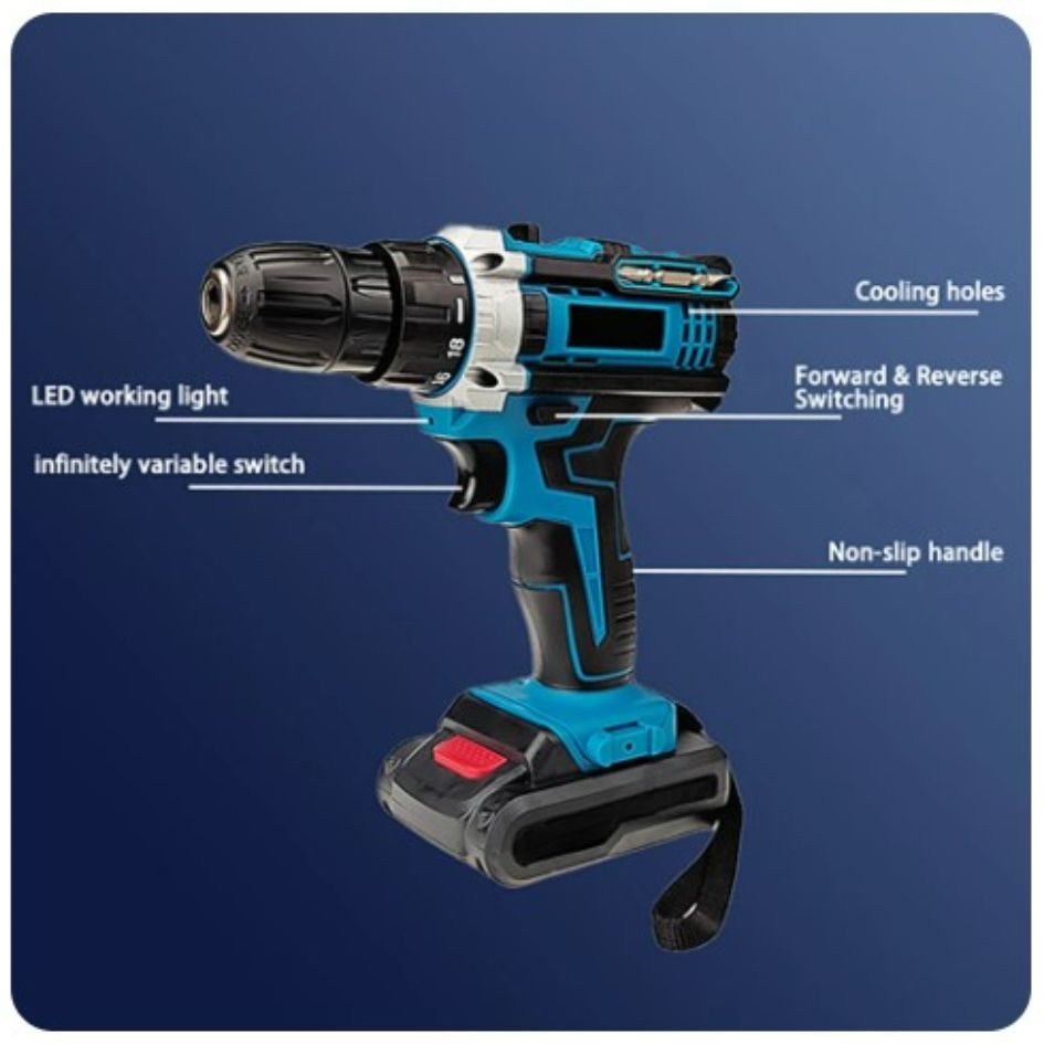 Taladro Rotomartillo Impacto 25 configu