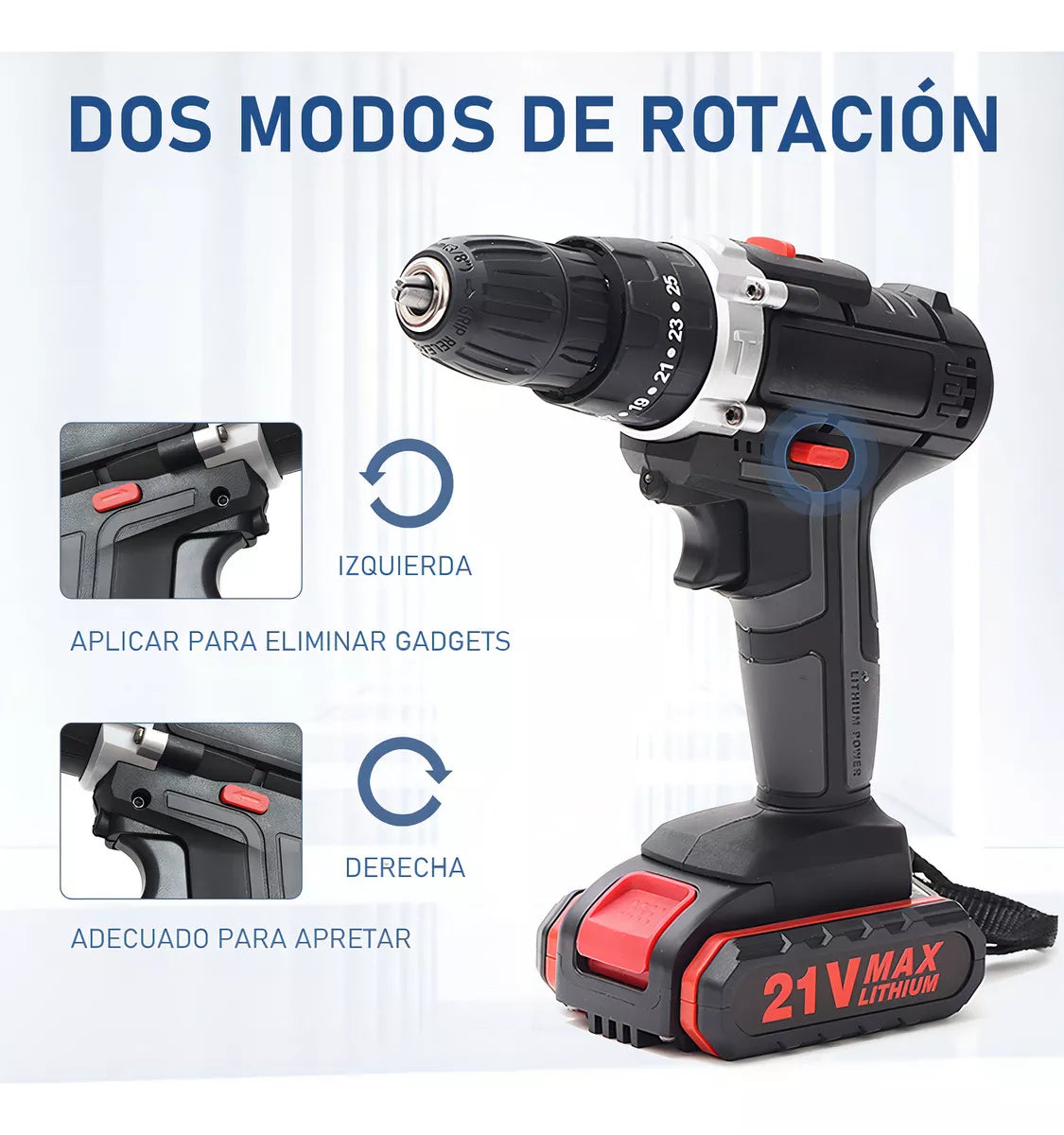 Taladro Rotomartillo Impacto 25 config N