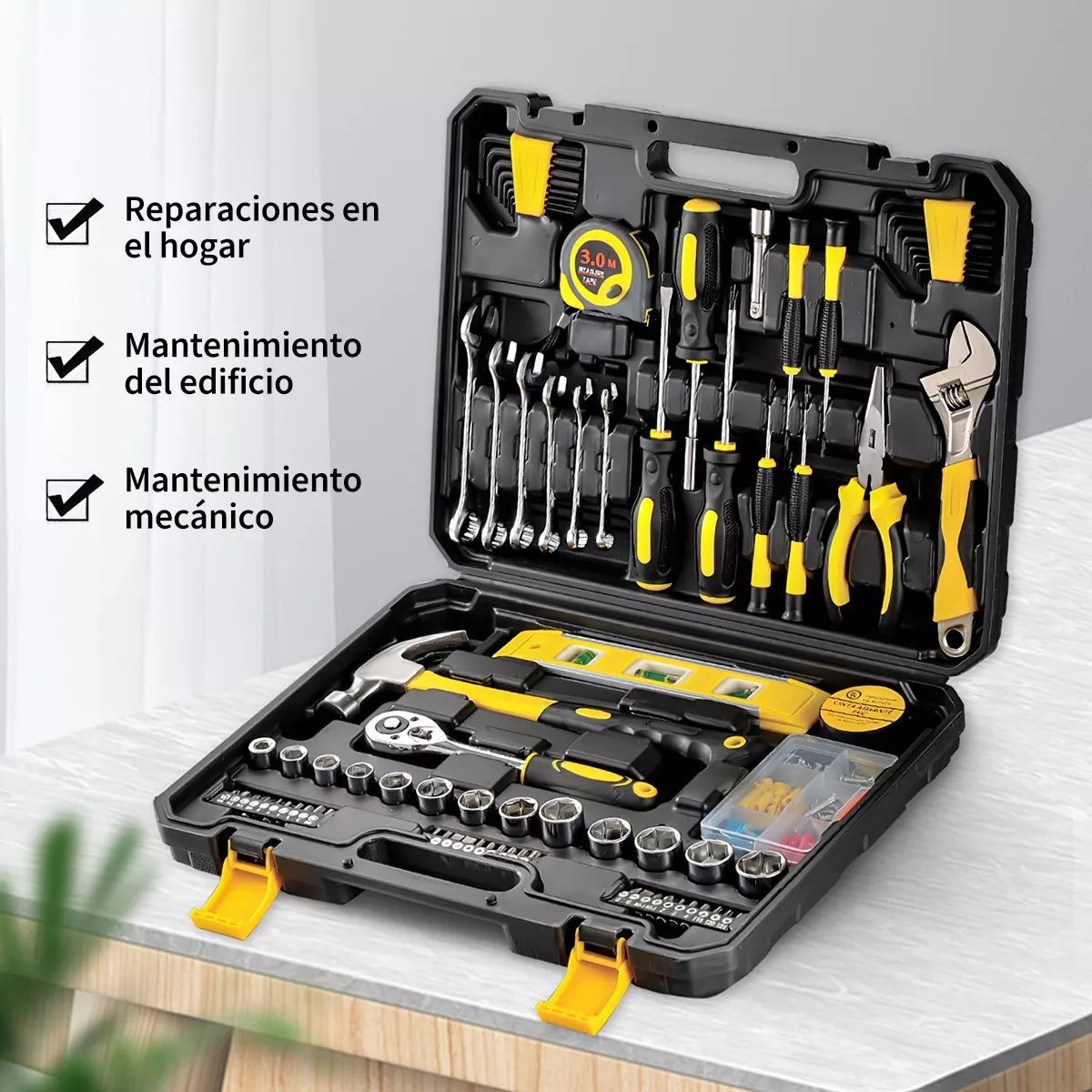 Juego De Herramientas Domésticas 108 Piezas Estuche