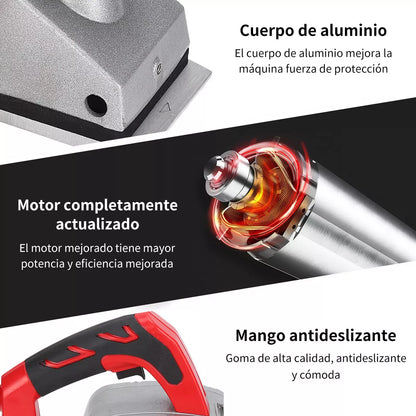 Cepilladora Eléctrica Para Madera Cepillo Profesional Kit