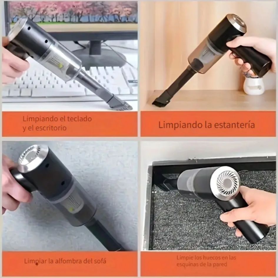 Aspiradora Portatil Para Auto de Mano
