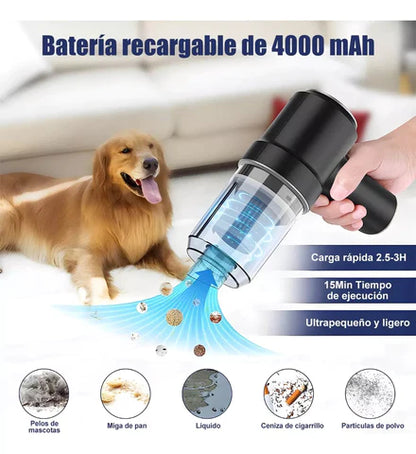 Aspiradora Portatil Para Auto de Mano