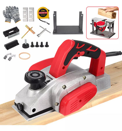 Cepilladora Eléctrica Para Madera Cepillo Profesional Kit