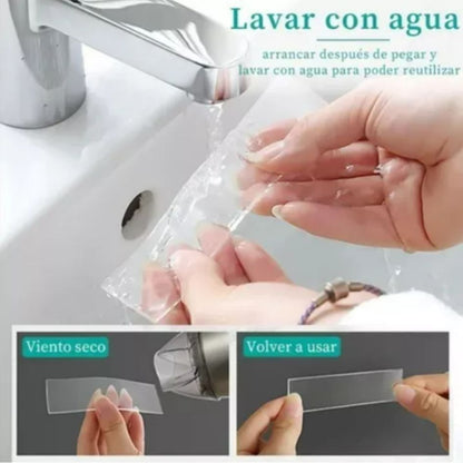 CINTA ADHESIVA DOBLE 3 METROS MAGICA