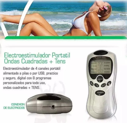 Electro estimulador  Masajeador 4 TENS