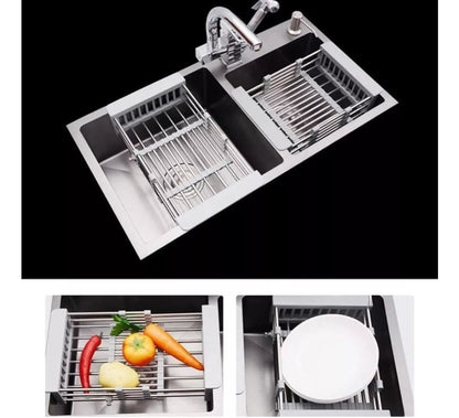 Escurridor Acero Ajustable Tarja