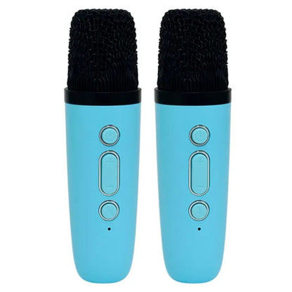 Bocina Karaoke 2 Microfonos Bluetooth
