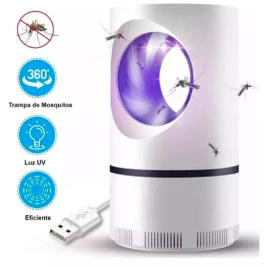 Trampa Lámpara Led Luz UV Mata Mosquitos
