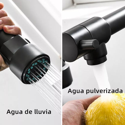 Llave Grifo Mezcladora Cocina Baño 2 modos Agua Giratoria