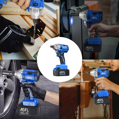 Llave De Impacto Inalambrico Electrica Pistola Taladro Kit