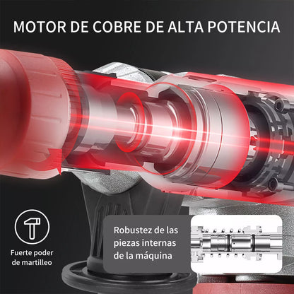 Rotomartillo Industrial Cincelador Perforador Sds 1900w