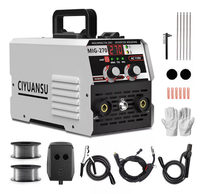 Soldadora Inversor Máquina 3 En 1 Mig MMA TIG 270 Amp
