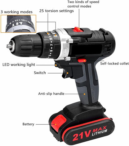Taladro Rotomartillo Impacto 25 config N