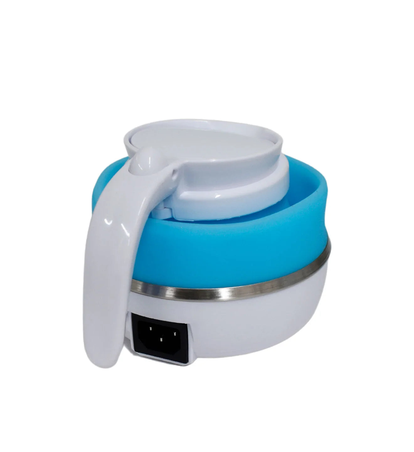 Hervidor Electrico Portatil Plegable De Silicona 600 ml.
