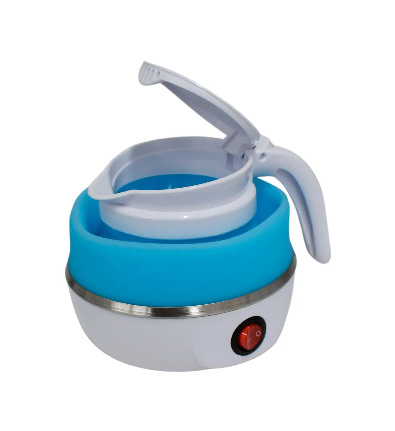 Hervidor Electrico Portatil Plegable De Silicona 600 ml.
