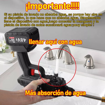 HIDROLAVADORA CON ESTUCHE 48V PORTATIL