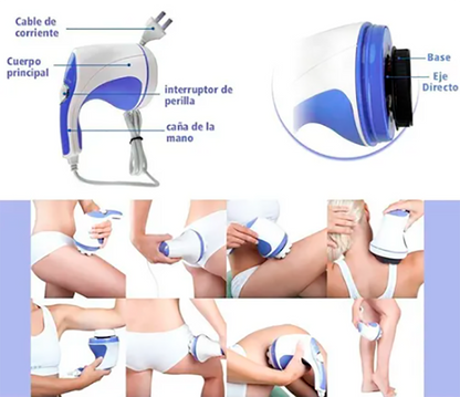 Masajeador Corporal Relax 5 Cabezales