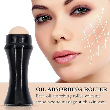 Rodillo facial absorbente de grasa